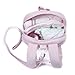 Toddler Backpack-TALENTBABY Plush Kids Backpack with Leash Safety Harness and Cute 3D Cartoon Animals Toy for 1-6 Years Old Girls Boys(Pink Flamingo)