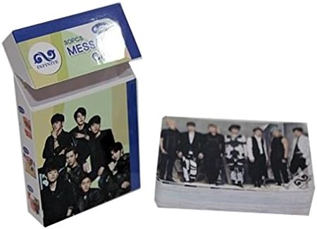 K-POP GOODS 30 High Resolution Kpop INFINITE Photo Message Cards + 12 A3 Posters + 1 Sticker Set