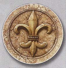 Fleur De Lis Auto Coaster, Single Coaster for Your Car