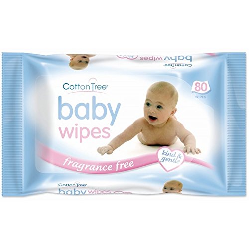 160 Cotton Tree Baby Wipes /2 packs of 80 Amazon.co.uk Baby