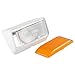 Lumitronics RV Exterior Porch Utility Light - 12v Lighting Fixture Kit with Bulb. Replacement Lighting for RVs, Trailers, Campers, 5th Wheels. White Base, Clear Lens