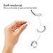Invisible Ring Size Adjuster for Loose Rings Ring Adjuster Fit Narrow Rings with Jewelry Polishing Cloth