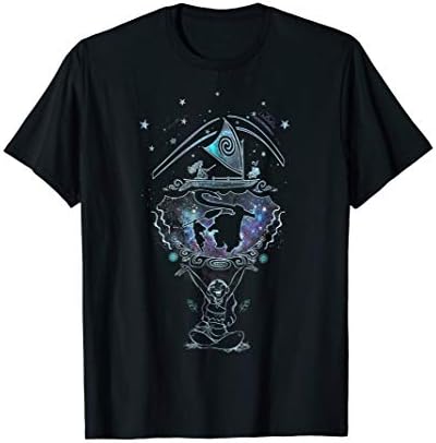 DisneyMoana Dream Galaxy Maui Outline Graphic T-Shirt T-ShirtOEKO-TEX STANDARD 100