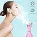 Facial Steamer Nano Ionic Face Steamer - LONOVE Facial Steamer for Home Facial Sauna Spa Sinuses BPA Free Warm Mist Face Humidifier for Moisturizing Pores Cleansing,Bonus Stainless Steel Kit&Hair Band
