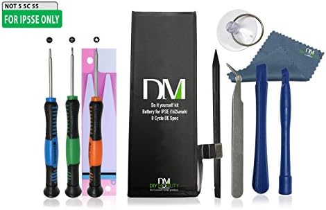 Replacement Internal Battery for iOS Smartphone i5SE A1723, A1662, A1724 Professional "Do-It-Yourself" Complete Repair Kit - DIYMOBILITY