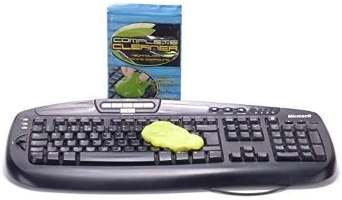 Complete Cleaner Reusable Yellow Gel Dust Dirt Keyboard Cleaning Putty for your PC, Keyboard, Mobile and All Other Everyday Electronic Items, can also be used on car dashboards