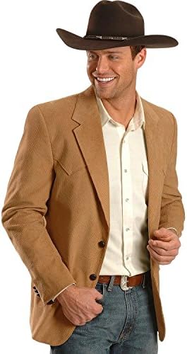 Western Sport Coat Mens Pointed Yoke Button Lubbock CC4588