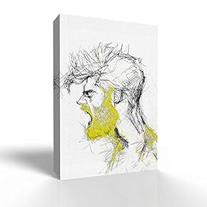 Anger Young Men Painting Wall Decor for Living...