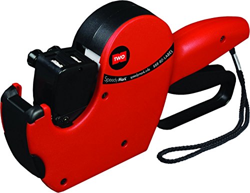 DayMark Label Gun Convenience Kit: Includes SpeedyMark 2-Line Marker, Permanent Labels & Ink Rollers