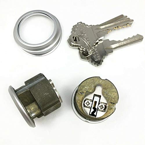 RI-KEY SECURITY - 2 Mortise Lock Cylinders 1" for Commercial Store Front Entry Door Adams Rite