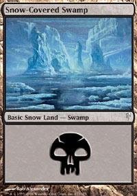 Magic: the Gathering - Snow-Covered Swamp - Coldsnap