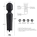 Mini Personal Vibrator Quiet and Waterproof with 10 Mode Handheld Cordless Bullet Massager Rose Red
