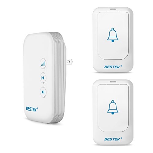 Wireless doorbell, bestek doorbell kit operating at ove…