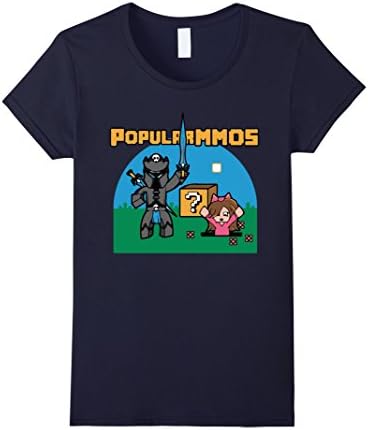 Womens Popularmmos - Gaming With Jen Tshirt 2017 Small Navy