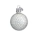 Old World Christmas Golf Ball Glass Blown Ornament for Christmas Tree, Handcrafted Holiday Decoration, Sport Collection
