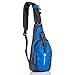 LC Prime Sling Bag Backpack Chest Shoulder Compact Fanny Sack Satchel Outdoor Bike nylon fabric blue