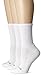 No nonsense Women's Ahh Said The Foot Cushioned Crew Sock 3-Pack, White, One Size