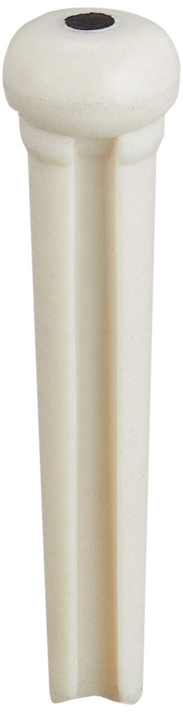 GRAPHTECH PP-1122-00 TUSQ BRIDGE PINS - MARTIN 2MM - WHITE/BLACK DOT -6 PCES, 0.75 in*5.31 in*5.0 in