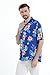 Hawaii Hangover Men's Hawaiian Shirt Aloha Shirt XL Hibiscus Blue