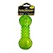 Hyper Pet Dura-Squeaks Barbell Interactive Fetch Dog Toy with Squeaker Made with sturdy TPR that Floats in Water