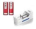 EBL Smart Lithium Battery Charger with 1600mAh 18500 Rechargeable Li-ion Batteries, 2 Pack