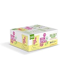 Angie's BOOMCHICKAPOP Sea Salt Popcorn, 0.6 Ounce Bag, 24 Count (Packaging May Vary)