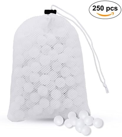Sous Vide Cooking Water Balls BPA Free 250 Count Water Bath Balls with Mesh Drying Bag for Anova Cookers ,Minimum Heat Loss &amp; Water Evaporation