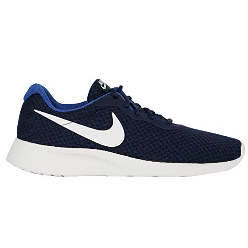 Nike Mens Tanjun Running Sneaker (10.5 M US, Midnight Navy/White Game Royal)