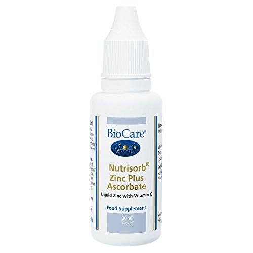 (12 PACK) - Biocare - Nutrisorb Zinc Ascorbate | 30ml | 12 PACK BUNDLE