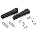 Krator Black Motorcycle Foot Pegs Footrests Left & Right For Yamaha YZF R6 1999-2014 Front