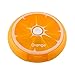 Pill Box Weekly 3 Times 7 Compartments Large Medicine Pill Organizer by INVODA (Orange)