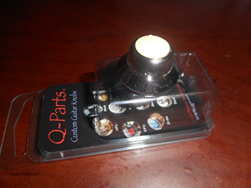 Q-Parts UFO Knob - BONE IVORY ON CHROME, KCU-0839