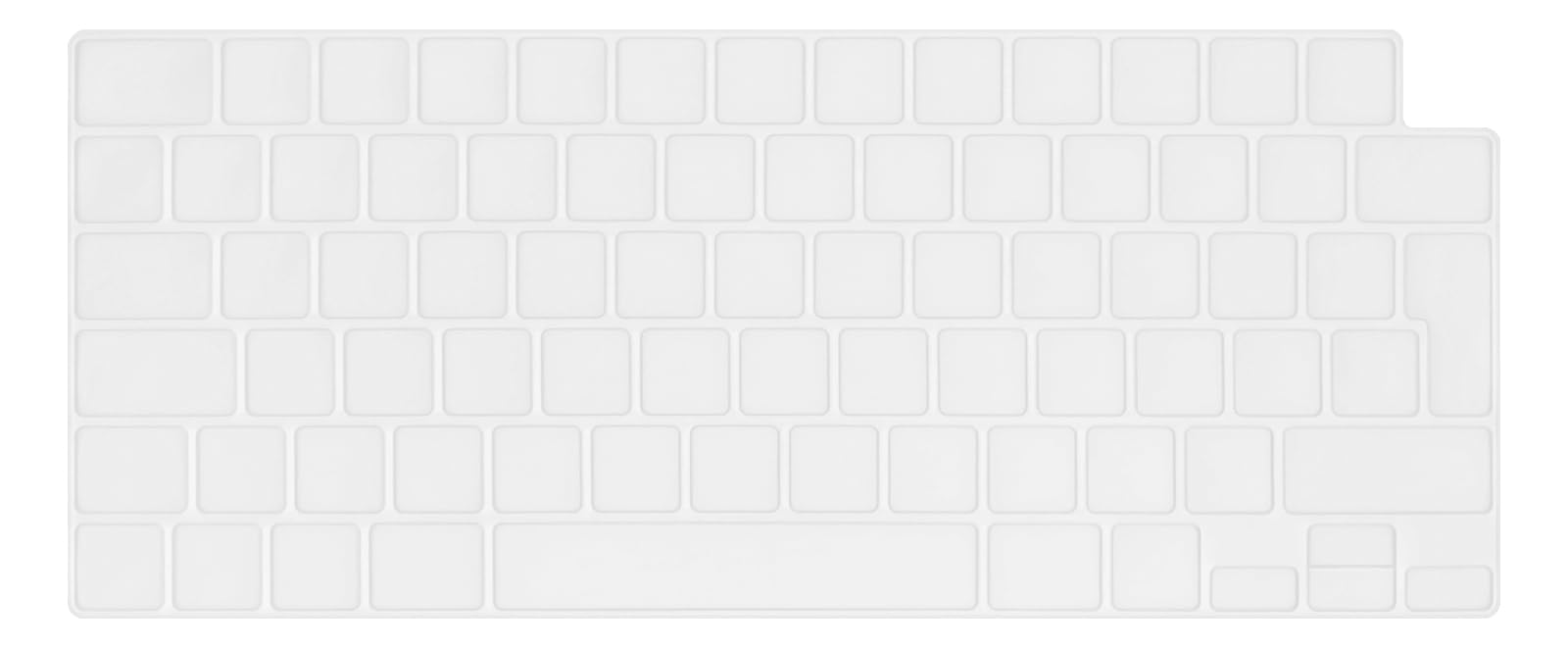 XHLWZR TPU Keyboard Cover Silicone Keyboard Cover Skin for Macbook Keyboard Cover 2026 Neo 13"(A18)& Air13.6 15"(M5-M2) & Pro14 16"(M5-M1) A3404 (512G) with touch ID A3448 A3449