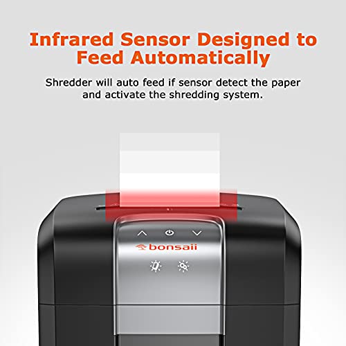 Bonsaii 240 Minutes 18 Sheet Paper Shredder, Heavy Duty Cross Cut