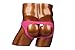 DDA Men's Sexy Modal G-String Double Thong Underwear Gay Male Sex Lingerie Gift Pink