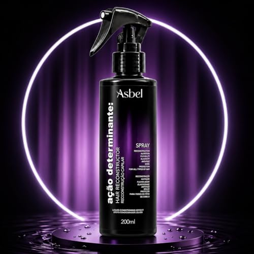 Asbel Spray Protetor Térmico Ação Determinante 200ml-Antifrizz e selagem
