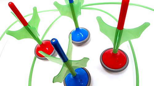 Playscene Indoor/Outdoor Ring Toss, Quoits Games (Glow in The Dark Target Game) - Thumbnail 4