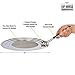 Splatter Screen Guard for Frying Pan and Cooking with Folding Handle, Stainless Steel Grease Shield, Dish Washer Safe