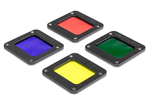 Lume Cube - RBGY Color Gels for Light-House (Includes one Red, Blue, Green and Yellow Magnetic Gel)