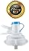 Water Dispenser Valve for 55mm Non Threaded Crown Top Jug - Gallon Water Bottle Cap Reusable Plastic Spigot Faucet - Includes Lid Dirt Protector - by Molpal