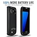 S7 Battery Case,Accerzone External Battery Case,4200mAh Portable Backup Battery Charger,Cover Case for Samsung Galaxy S7,Rechargeable Power Bank Case (Black)