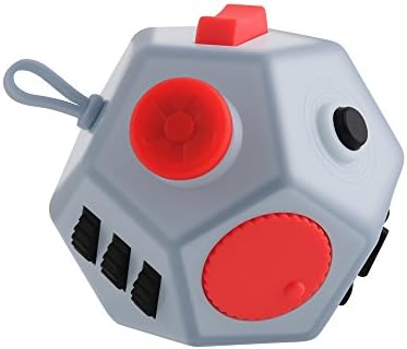 Monopril Fidget Cube II 12 Sides Toys, Holy Crystal Decompression Magic Square Relieves Anxiety And Stress For Children Teens Adults