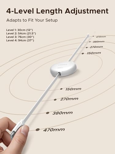 UGREEN Retractable USB C Cable(3FT/1M),100W USB-C 5A Fast Charging Cord, Type C Charger Cable for iPhone 16 Series, Samsung S25/S24/S23+, MacBook, iPad, Xiaomi, Ps5, Travel Partner, White