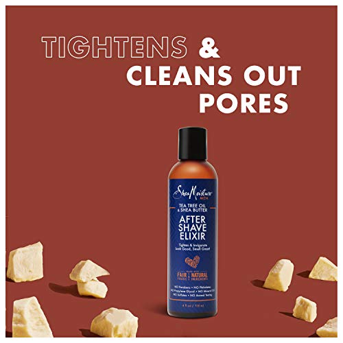 Sheamoisture After Shave Elixir for Dry Skin Tea Tree Oil and Shea