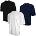 Good Life Mock Turtleneck Shirt 100% Cotton Short Sleeve Pre-Shrunk 3-Pack