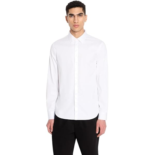 Amazon.com: Men's White Double Cuff Dress Shirt, Cotton Long Sleeve Classic  Fit Formal Shirt Size S : Clothing, Shoes & Jewelry