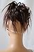 CAISHA XXL Hairpiece Scrunchie Updo Voluminous Slightly Wavy Messy Bun Dark Brown G7F