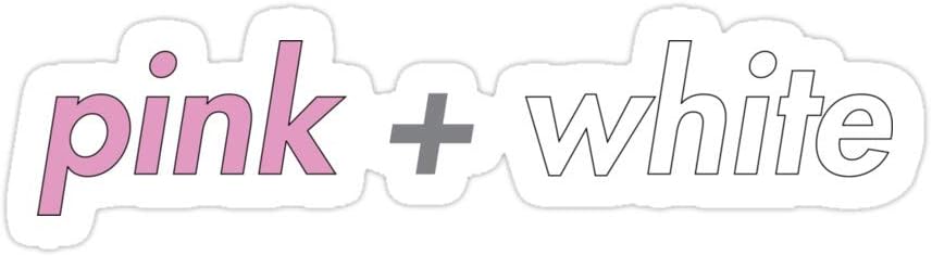 Big Lens store Pink + White - Frank Ocean Stickers (3 Pcs/Pack)