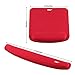 Nex® Mouse Mat with Wrist Rest Pad Mouse Pad Keyboard Mouse Memory Foam Stress Disorder Pads Kit Wrist Rest Pad for Surfing and Gaming (Red)
