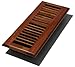 Decor Grates WLC412-N 4-Inch by 12-Inch Wood Floor Register, Natural Brazilian Cherry